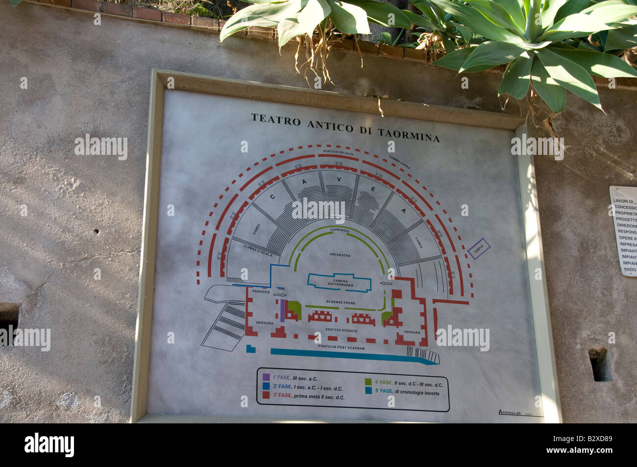 Taormina, Sicilia, Italia Foto Stock