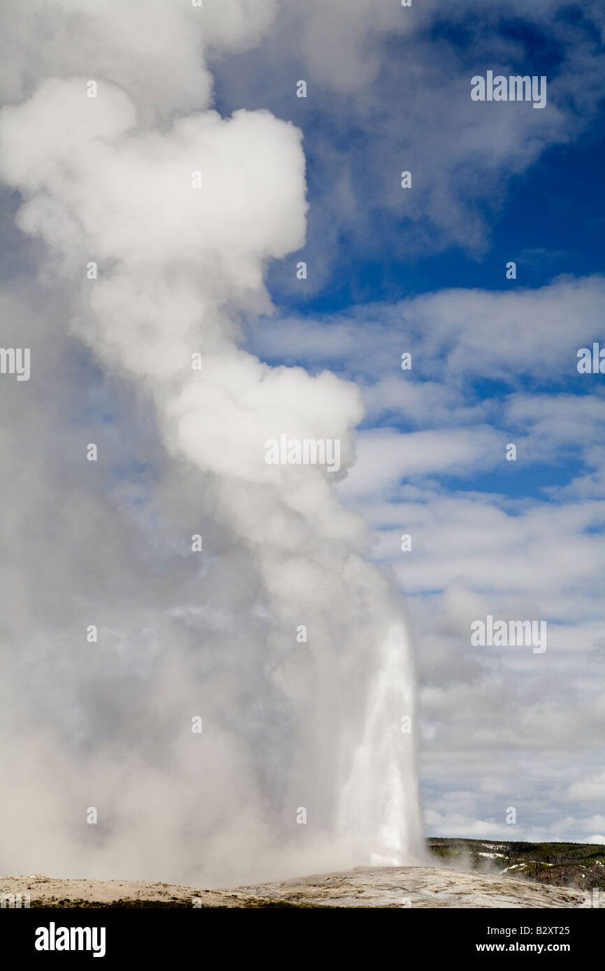 Vecchie Fedeli 2 - Upper Geyser Basin di Yellowstone Foto Stock