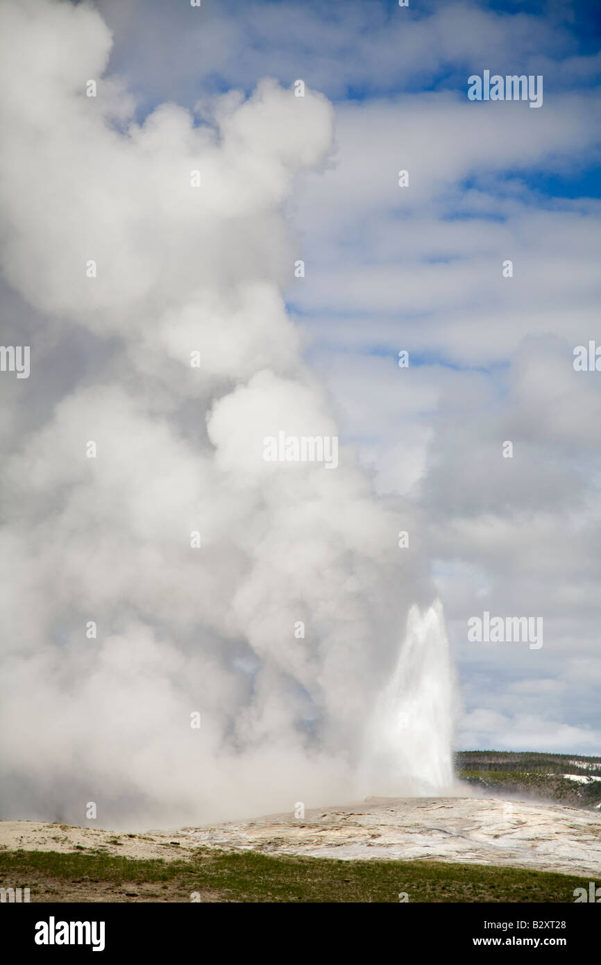 Vecchie Fedeli 3 - Upper Geyser Basin di Yellowstone Foto Stock