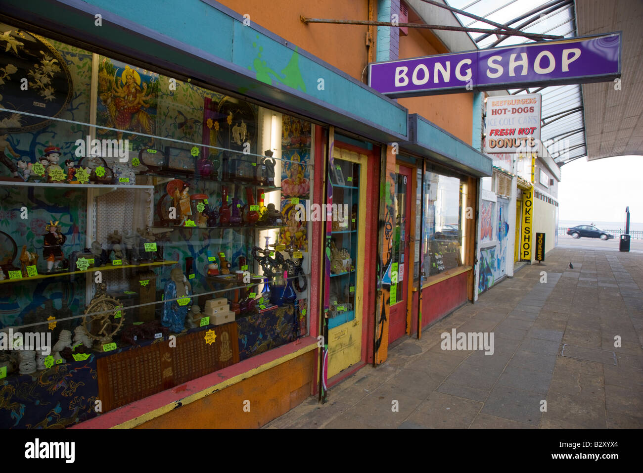 Bong shop in Margate Kent Foto Stock