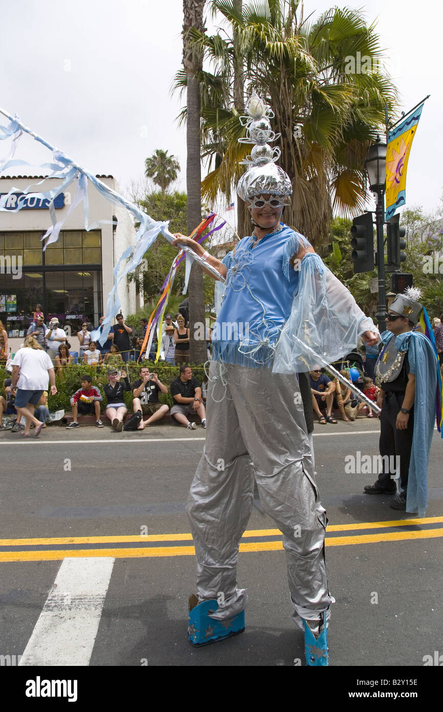 Estivo annuale celebrazione solstizio e sfilata di giugno 2007, sin dal 1974, Santa Barbara, California Foto Stock