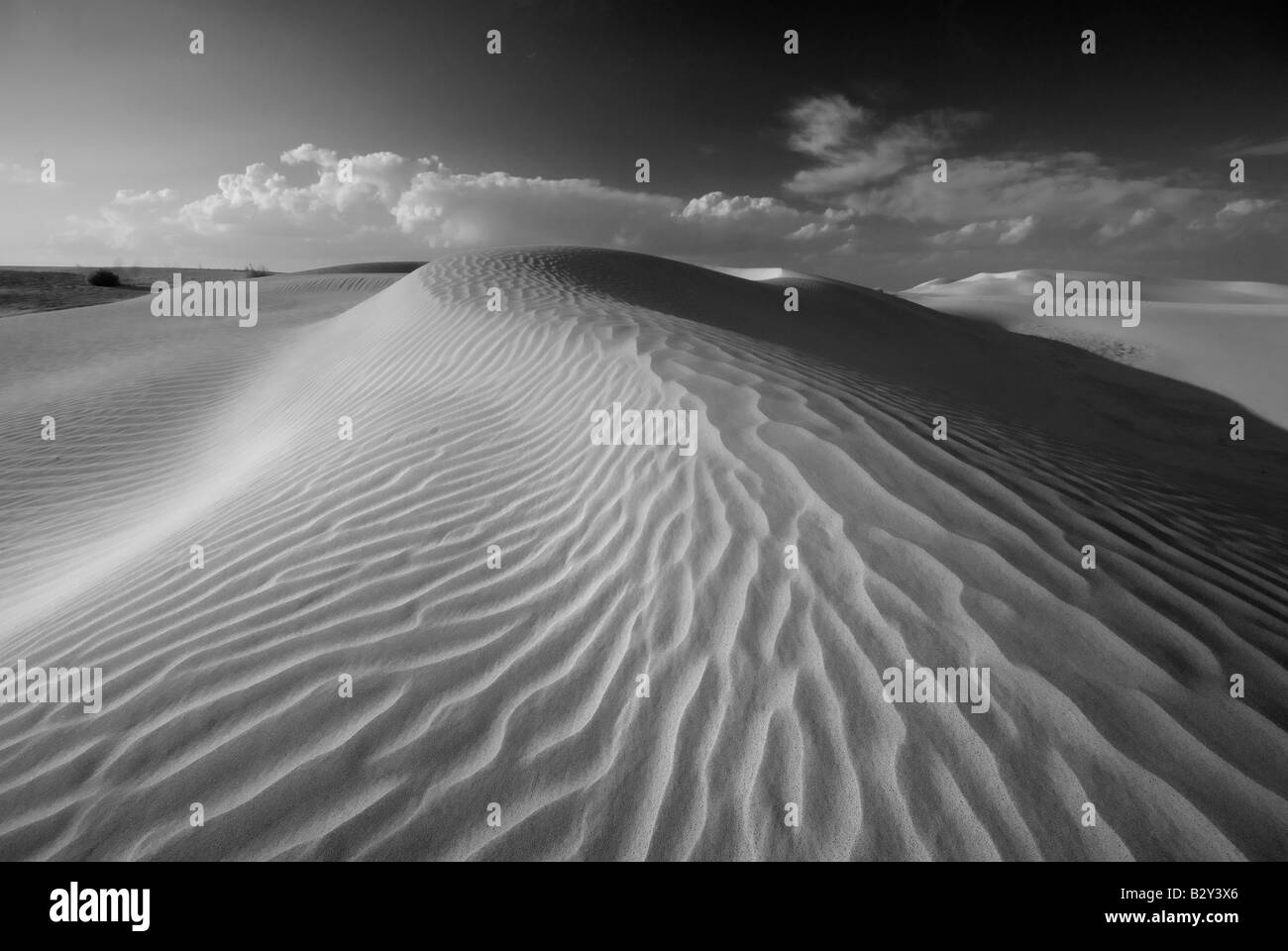 Sam dune di sabbia, grande deserto di Thar, Rajasthan, India, subcontinente, Asia Foto Stock