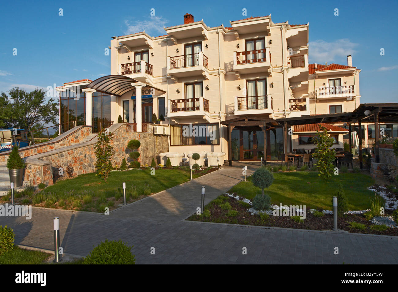 Ateron Suites Hotel, Amindeo, Macedonia, Grecia , Amyndeon Foto Stock