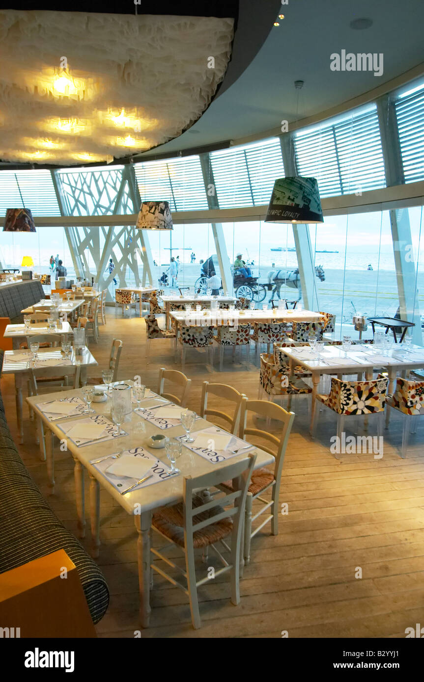 Il ristorante di pesce in Macedonia Palace Hotel. Salonicco, Macedonia, Grecia Foto Stock