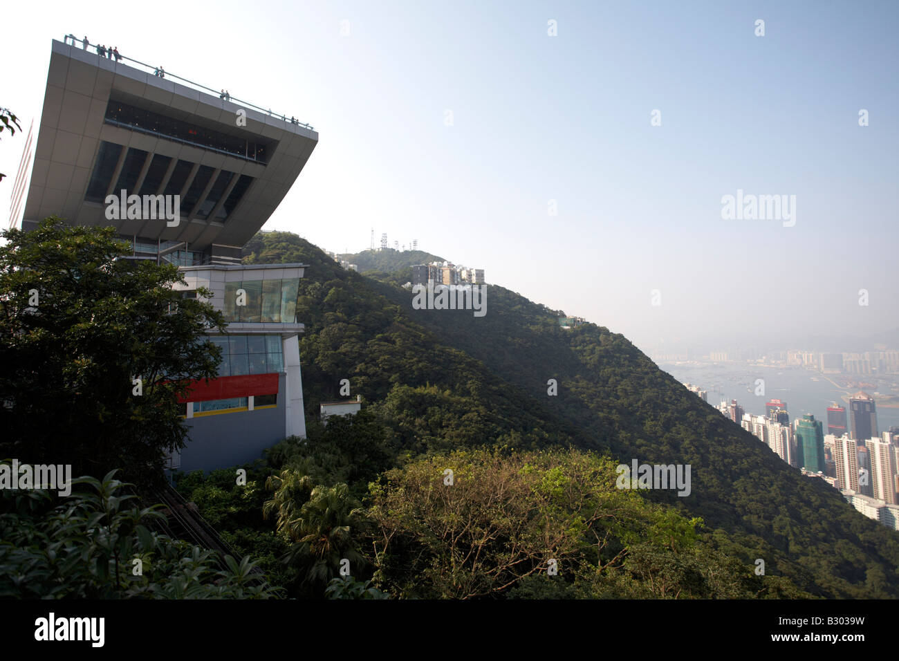 Victoria Peak, Kowloon, Hong Kong, Cina Foto Stock