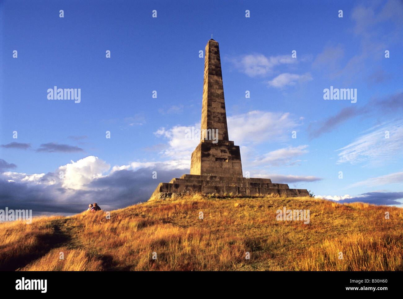 Il duca di Sutherland monumento, Lilleshall Hill, Lilleshall vicino a Telford Shropshire, Foto Stock