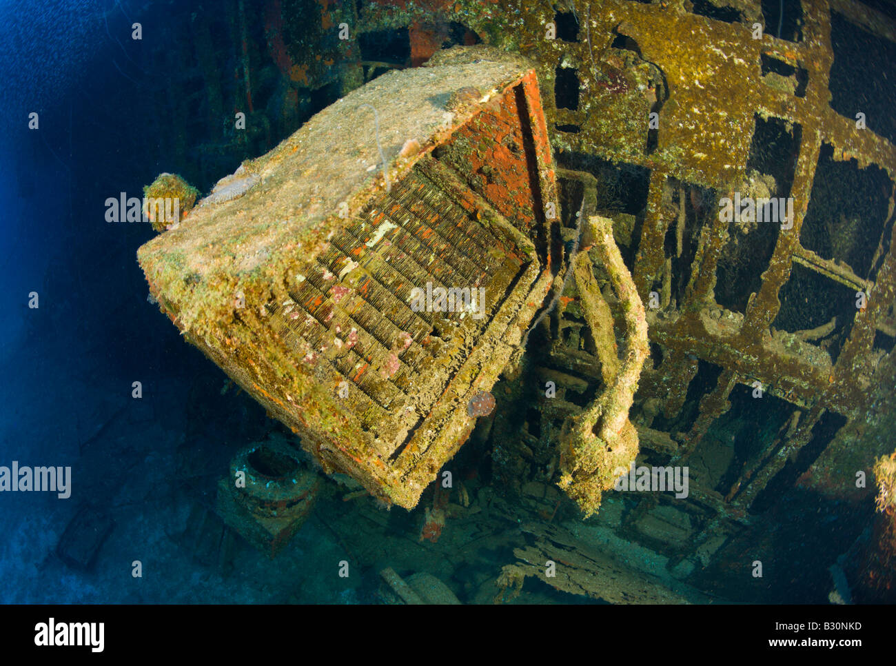 Relitto del Cacciatorpediniere USS Anderson Isole Marshall Bikini Atoll Micronesia Oceano Pacifico Foto Stock