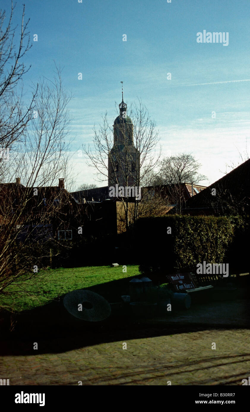 La chiesa, Eenrum, vicino a Groningen, Paesi Bassi Foto Stock