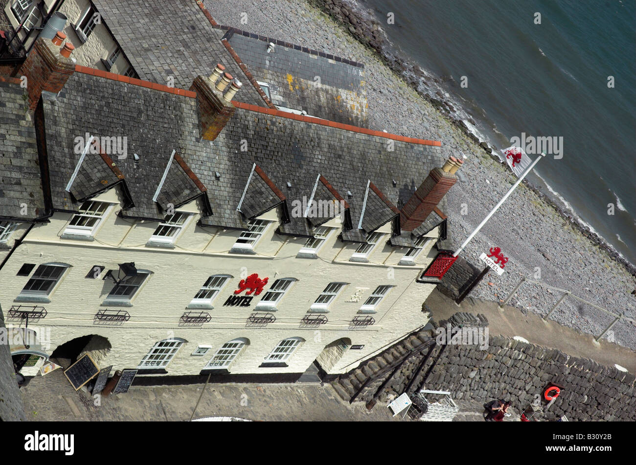 Il Red Lion Hotel at clovelly in Devon Foto Stock