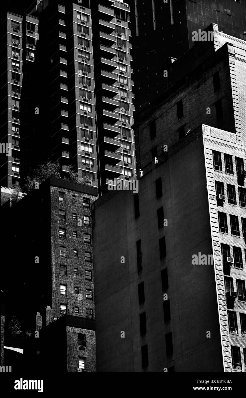 Anni Sessanta un grattacielo a Manhattan Foto Stock