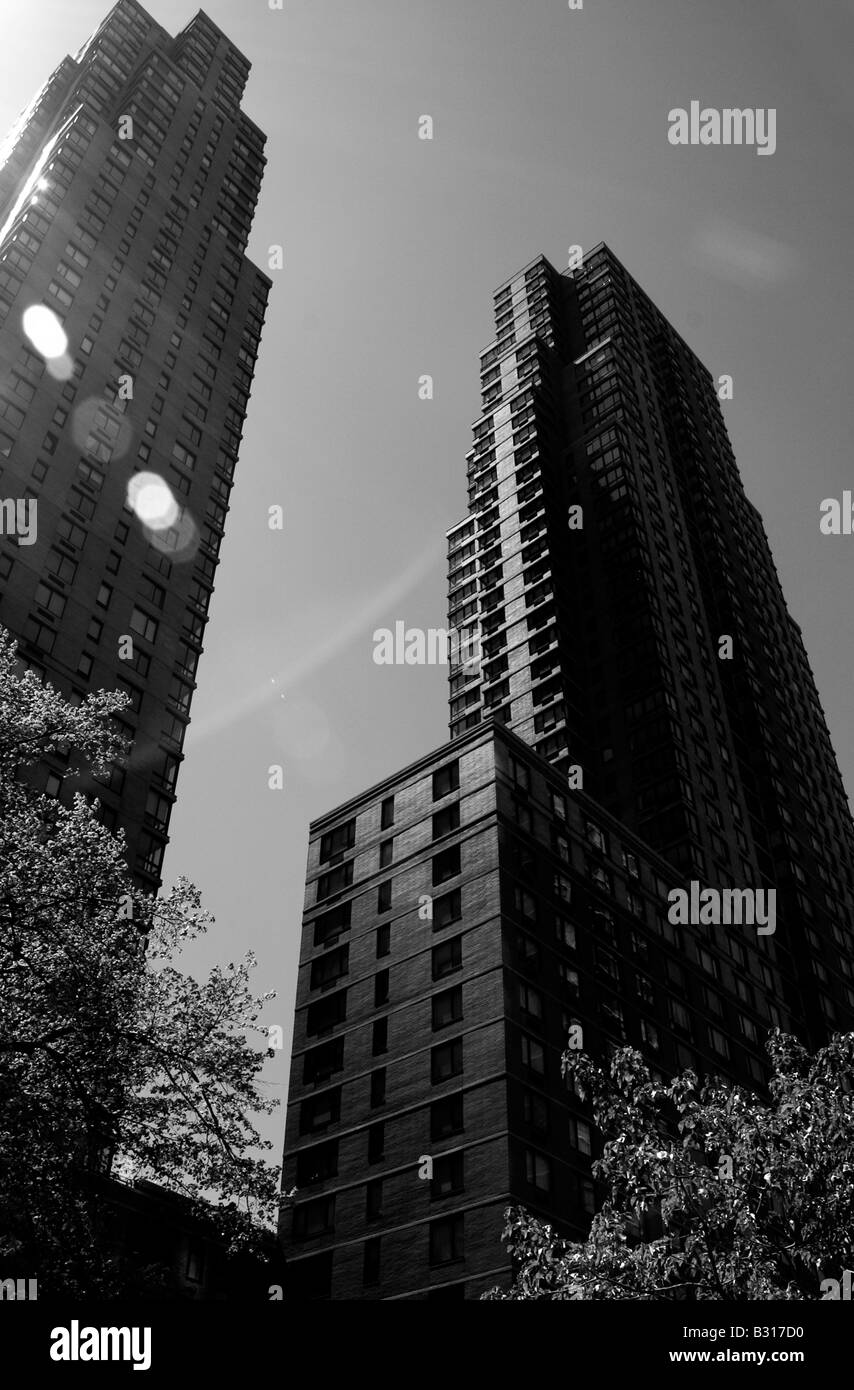 1950, 1960's grattacielo a Manhattan Foto Stock