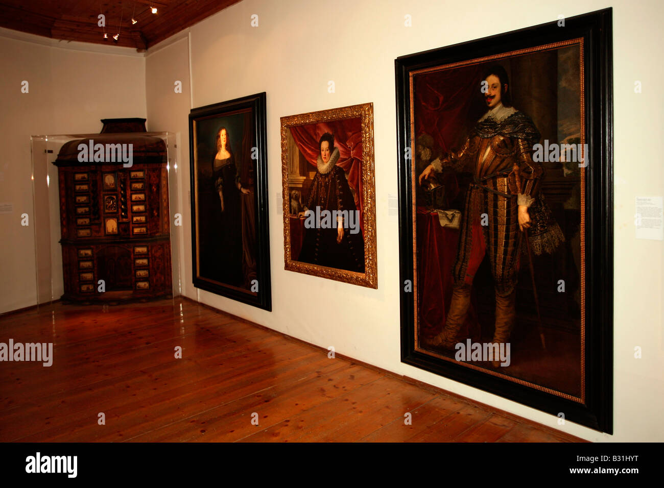Innsbruck: Schloss Ambras: Dipinti Foto Stock