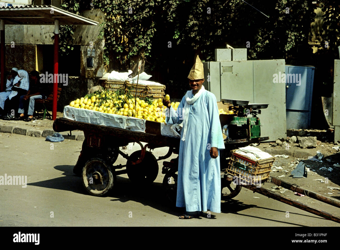 La frutta in vendita in Il Cairo Egitto Foto Stock