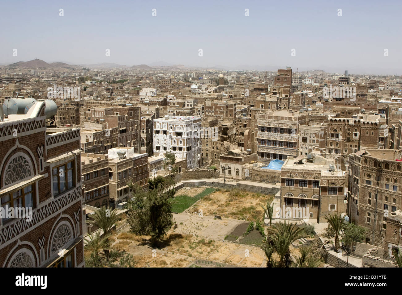 Sanaa l antica città capitale dello Yemen Foto Stock
