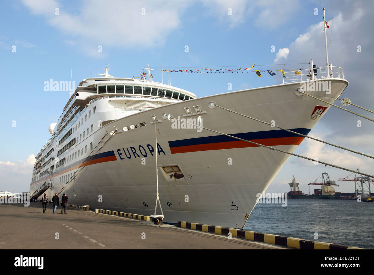 Una lussuosa nave passeggeri della marina, Odessa, Ucraina Foto Stock