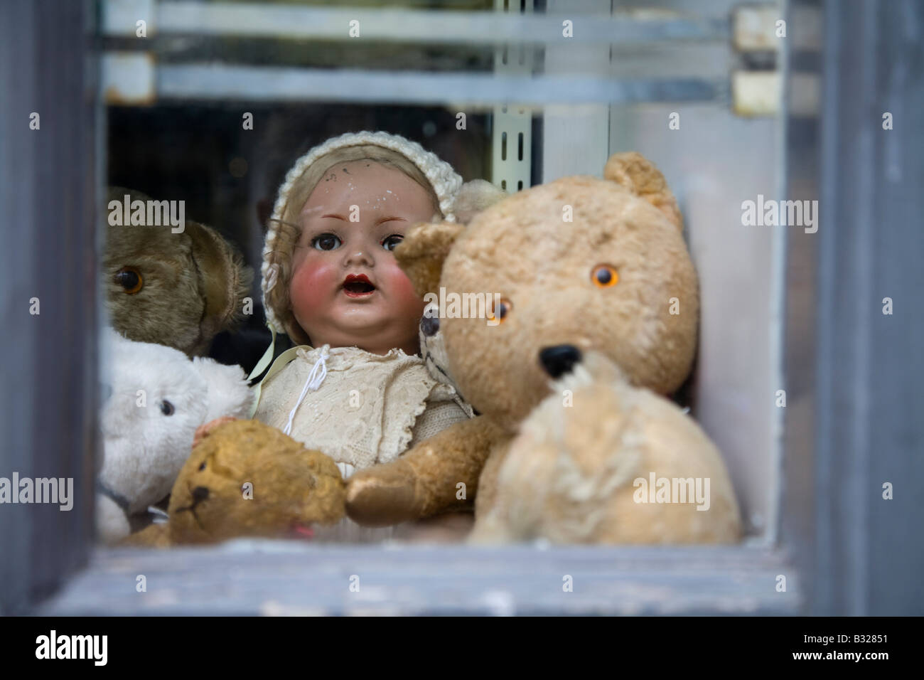 Antico negozio di giocattoli, Città Vecchia, Hastings, East Sussex, Inghilterra Foto Stock
