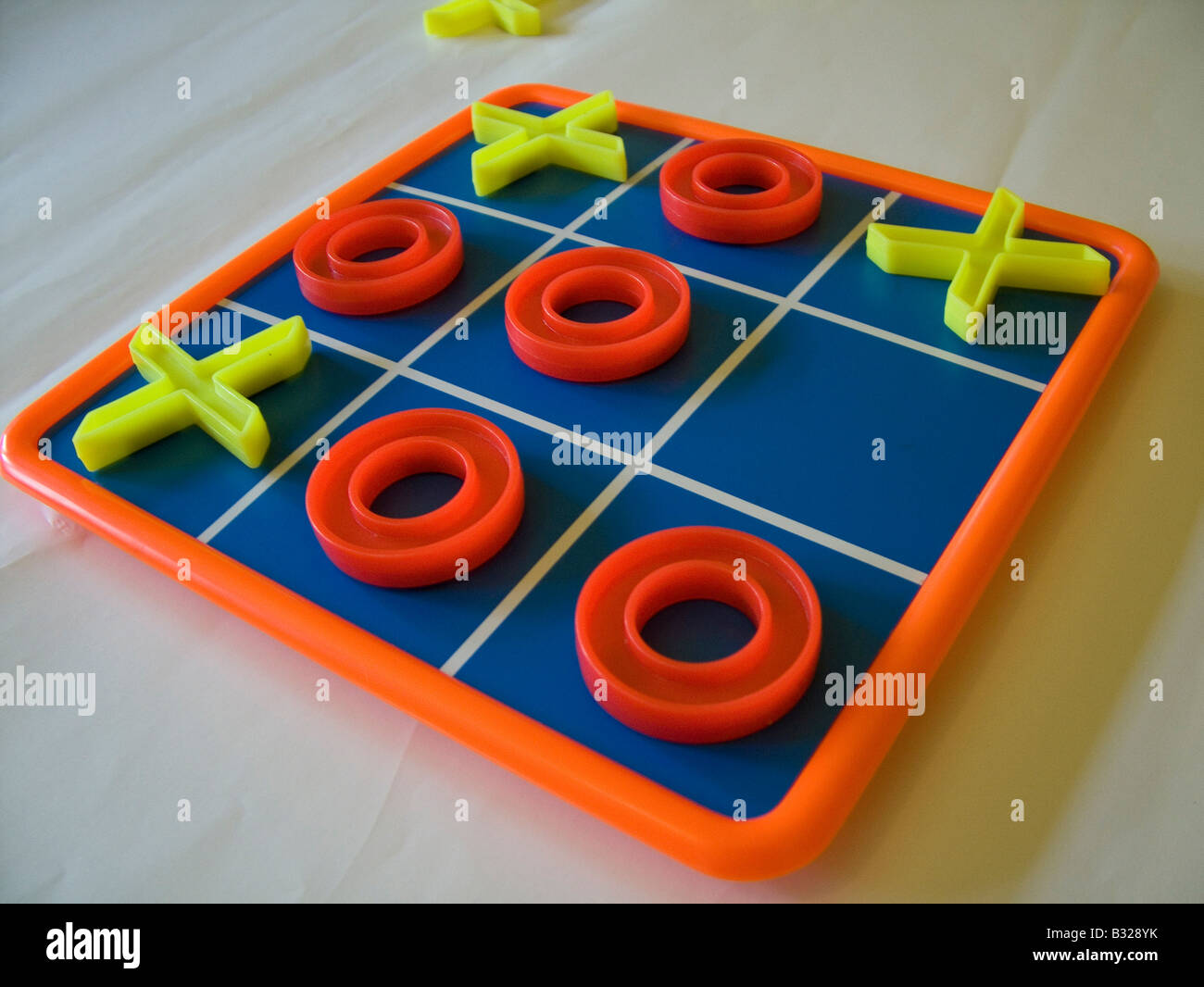 X e o gioco di bordo Foto Stock