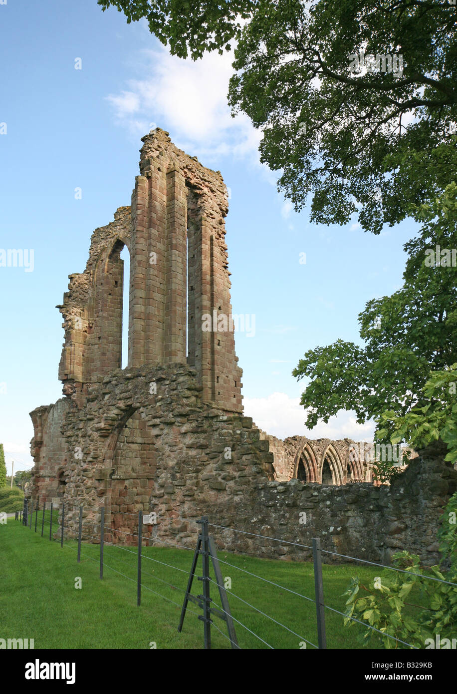 L'inglese del sito del patrimonio delle rovine di Croxden Abbey a Croxden tra Cheadle e Uttoxeter Staffordshire Foto Stock