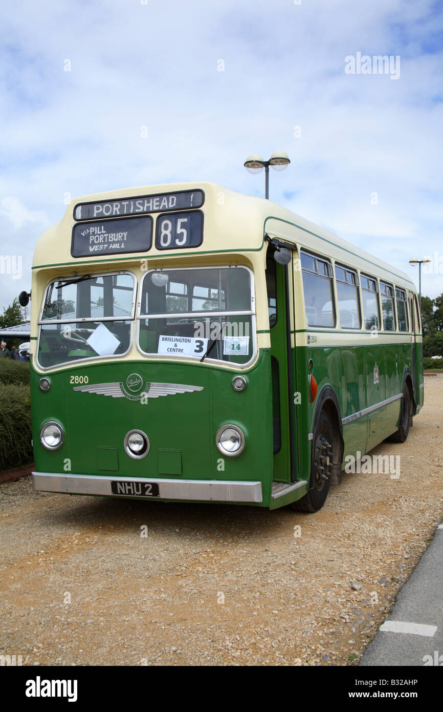 Bristol LL6G single decker bus 1950 British Foto Stock