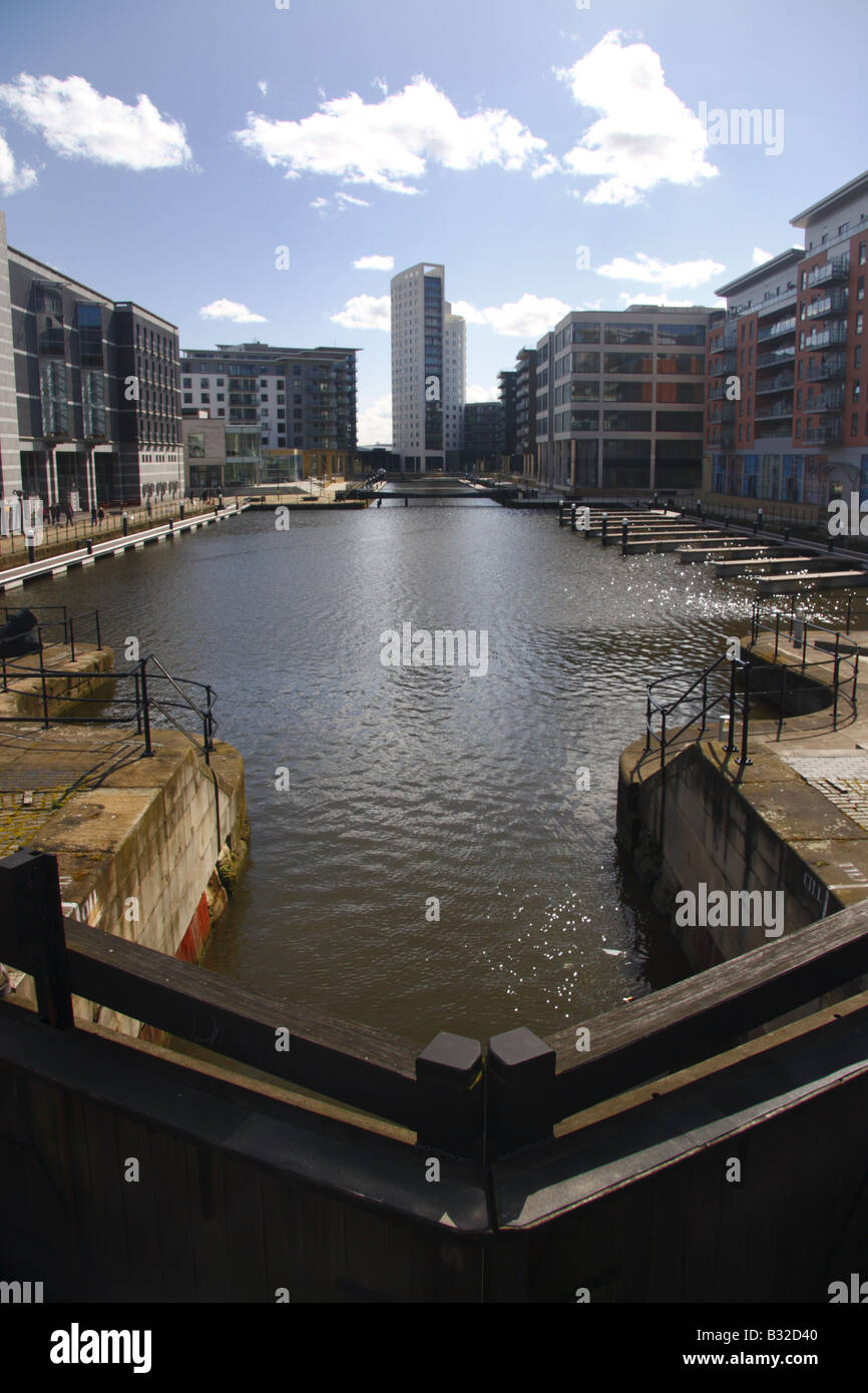Clarence Dock, Leeds Foto Stock