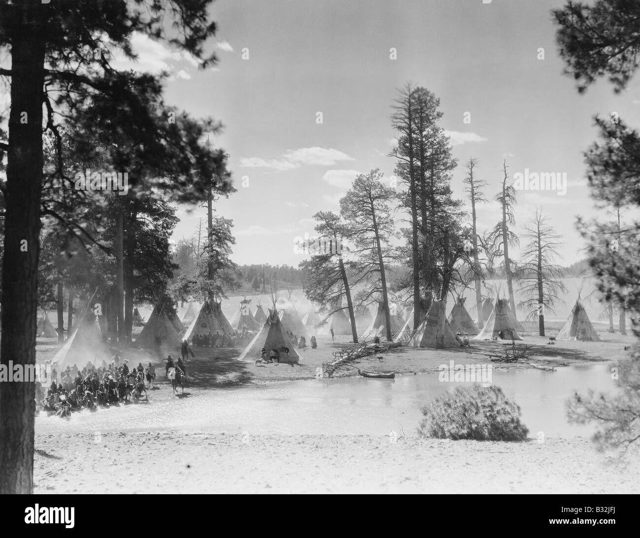 Prenotazione indiana Foto Stock