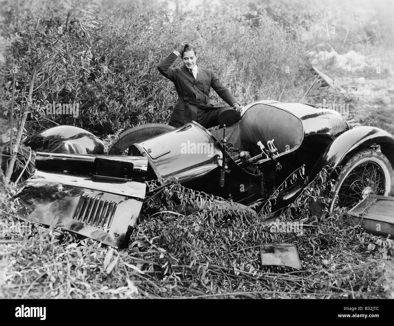 NAUFRAGIO DELL'AUTOMOBILE Foto Stock