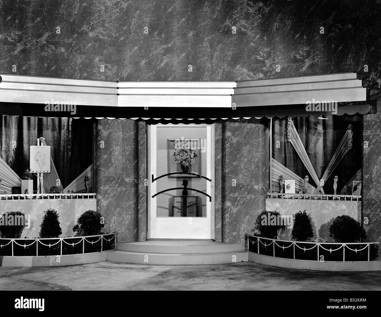 Movie set storefront Foto Stock
