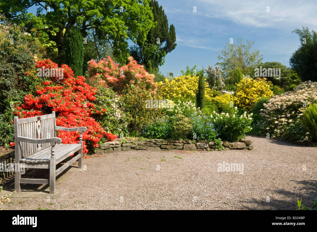 Il Victorian Rootree giardino, Arley Hall & Gardens, Cheshire, Inghilterra, Regno Unito Foto Stock