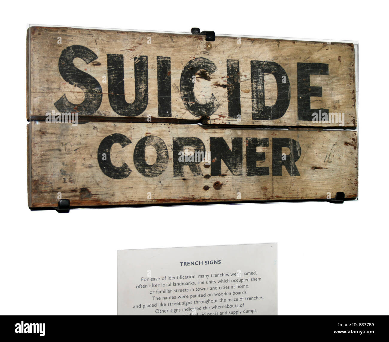 Imperial War Museum angolo di suicidio Foto Stock