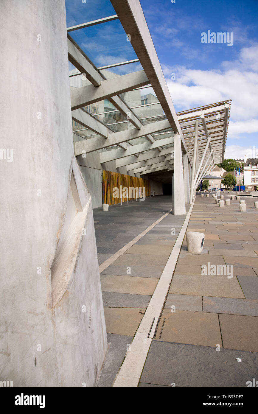 Edificio del Parlamento scozzese Foto Stock