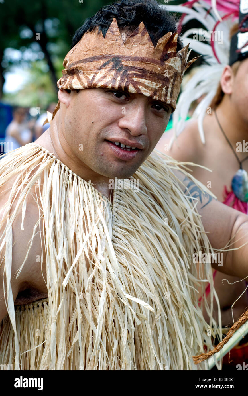 Isole Cook Rarotonga Avarua Costituzione Day Festival parade Foto Stock