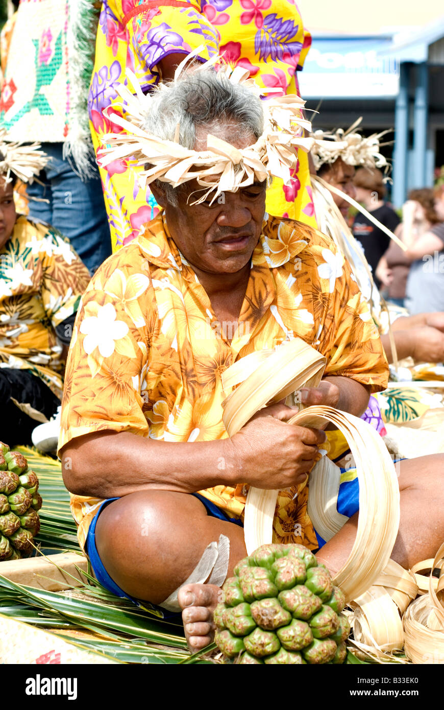Isole Cook Rarotonga Avarua Costituzione Day Festival parade Foto Stock