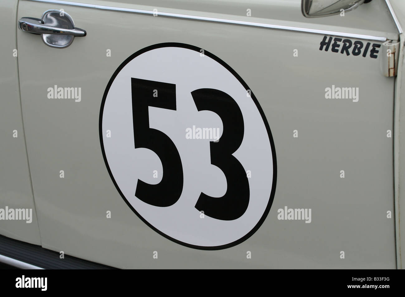 Herbie VW bug 53 Foto Stock