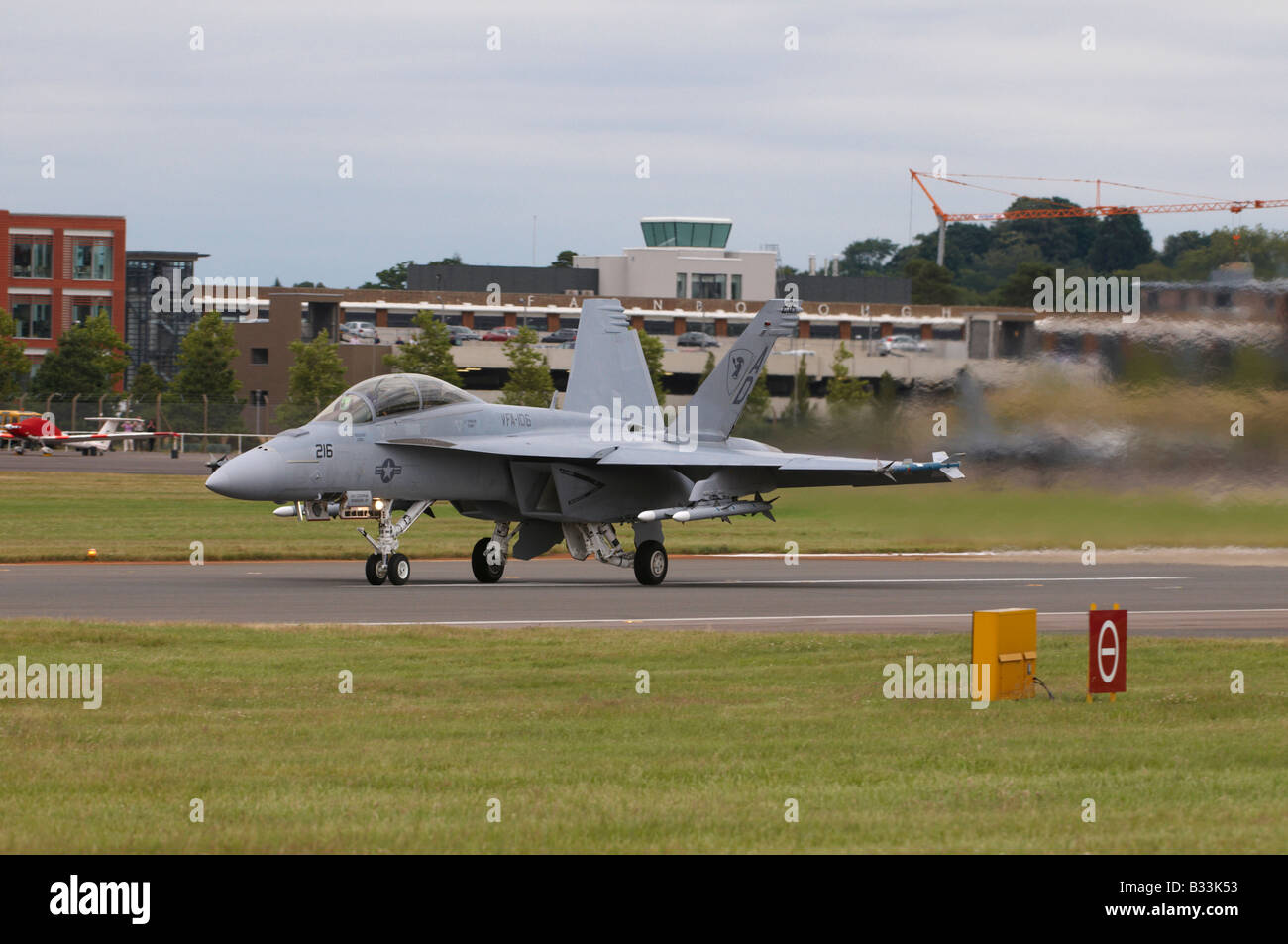 Boeing F/A-18F Super Hornet Farnborough Air Show 2008 Foto Stock