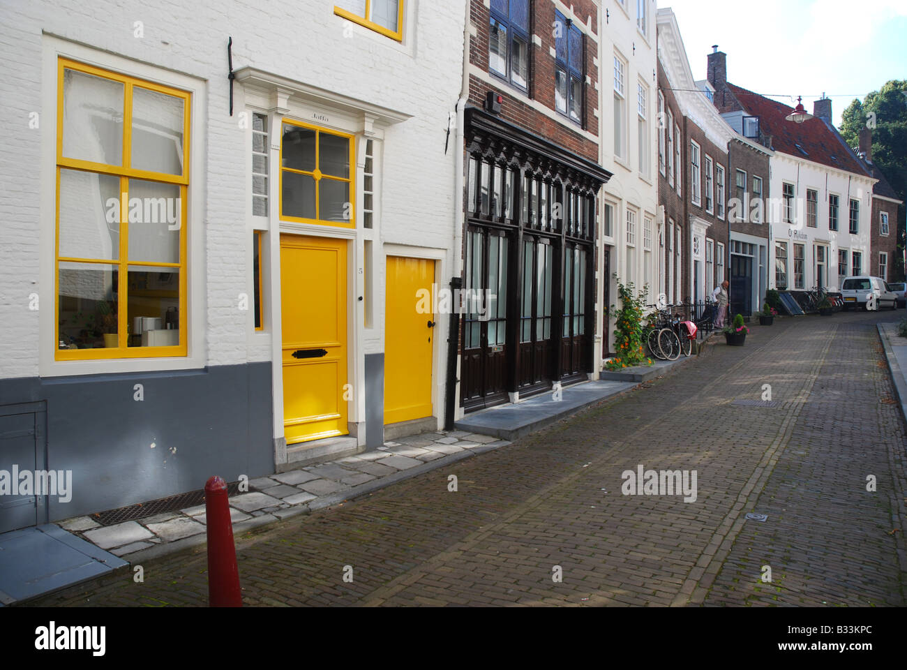 Centro città di Middelburg, Paesi Bassi Zeeland Foto Stock