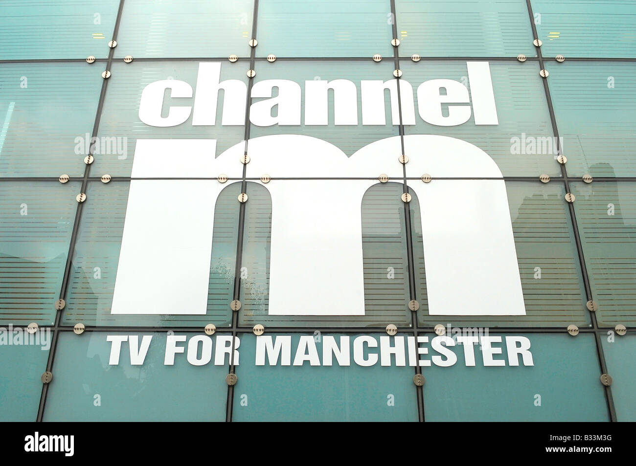 Canale tv m per manchester urbis televisione stazione media Inghilterra del nord del Regno Unito Foto Stock