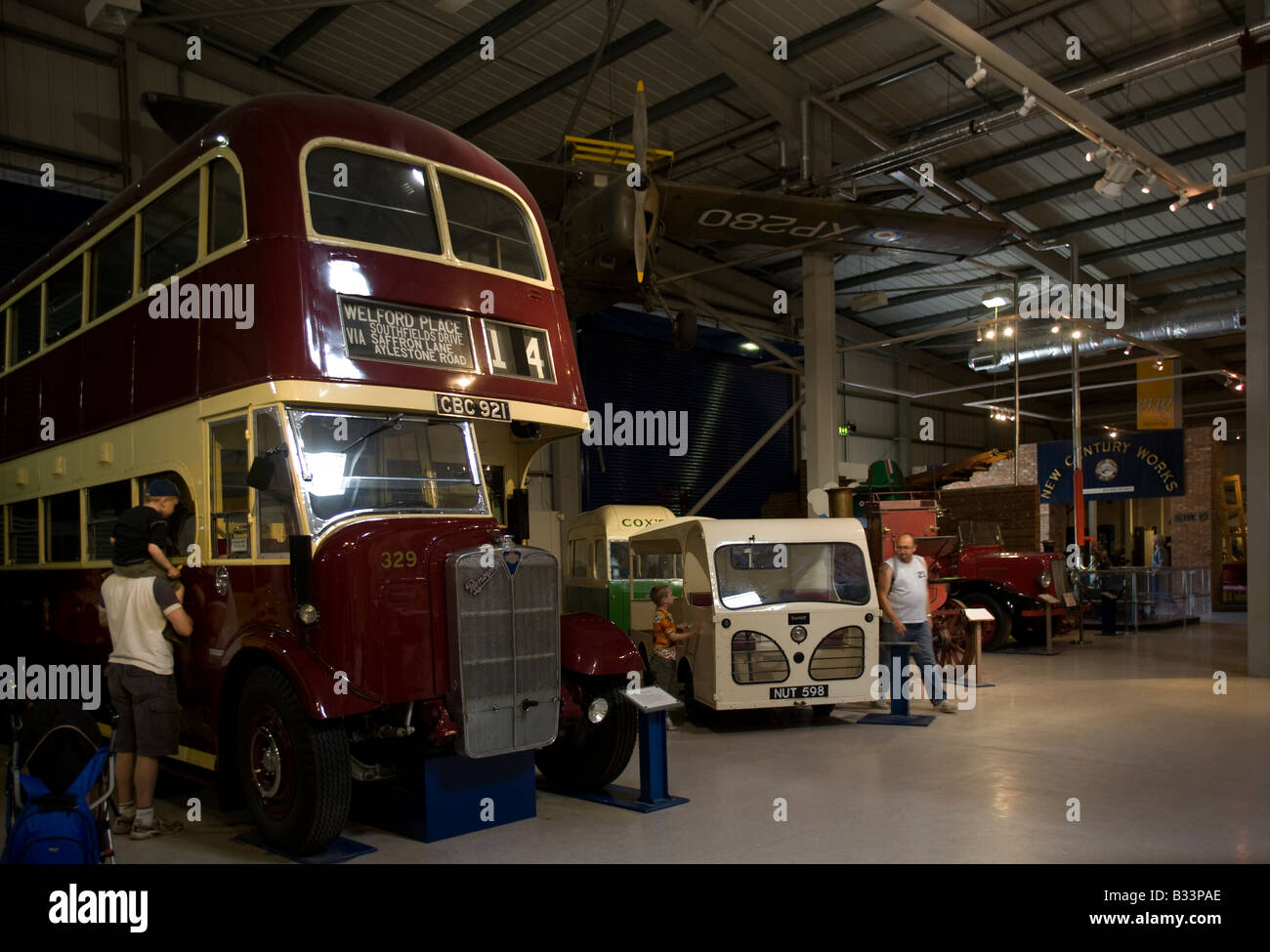Snibston Discovery Park, Coalville, Leicester. Ex miniera di carbone Leics GB UK museo minerario di trasporto del carbone il giorno fuori attrazione turi Foto Stock