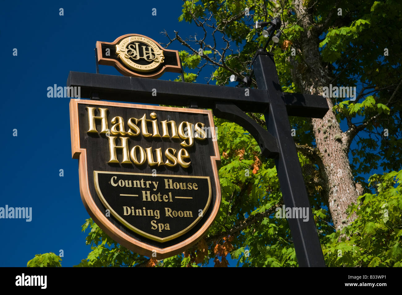 "La famosa Hastings House Hotel in Salt Spring Island British Columbia Canada" Foto Stock