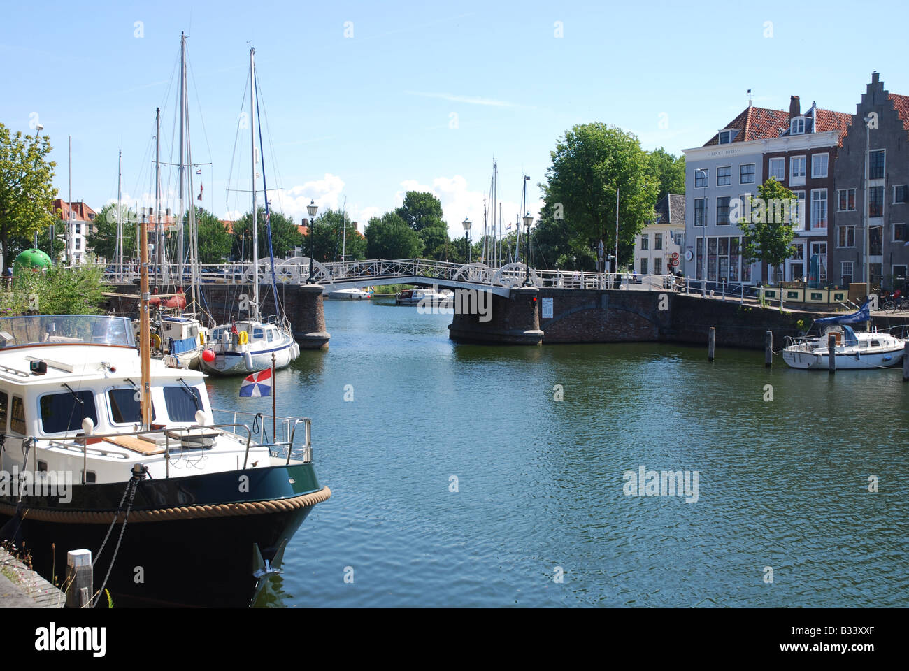 Famoso Spijcurbrug Middelburg Zeeland Paesi Bassi Foto Stock