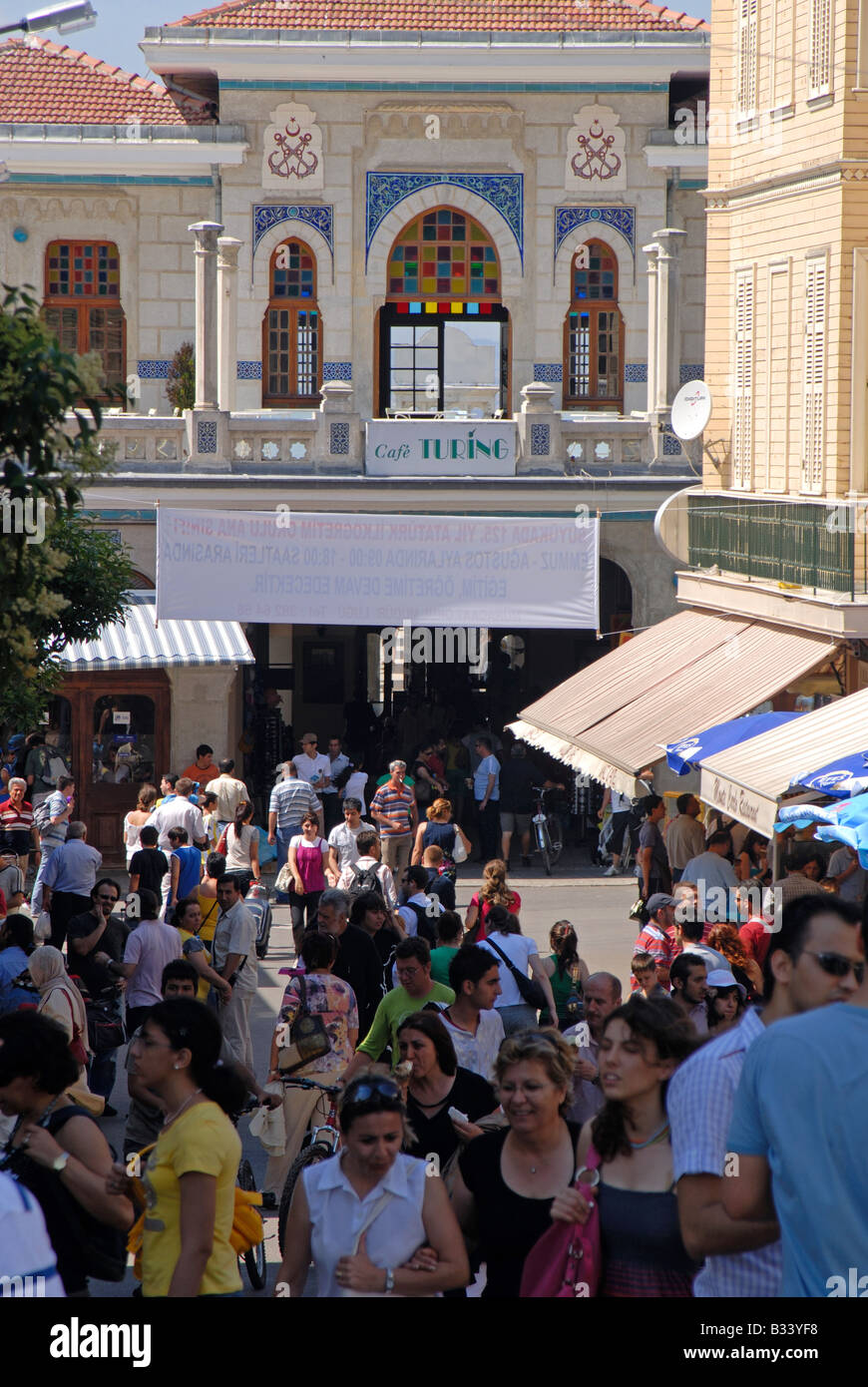 ISTANBUL. Il centro della città e dal terminal dei traghetti a Buyukada, una delle Isole dei Principi nel Mar di Marmara. 2008 Foto Stock