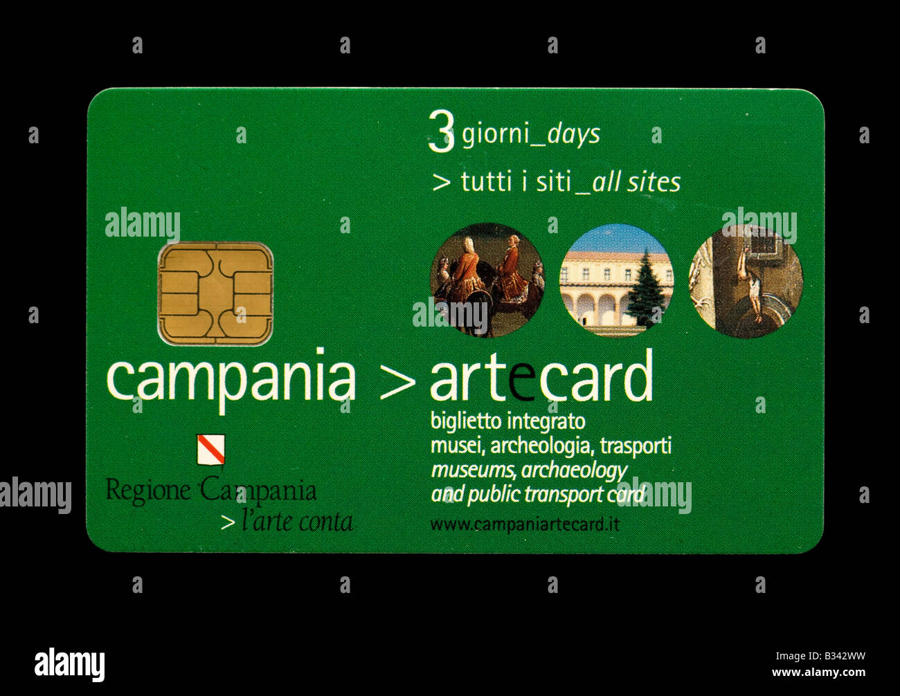 3 giorno sconto microchip e passcard per Napoli e Area Italia Giugno 2008 Foto Stock