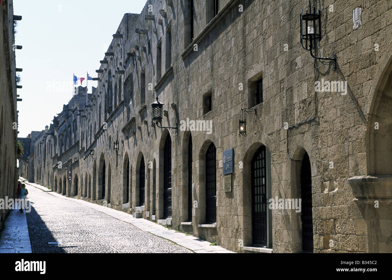 La città di Rodi Rodi Grecia DODECANNESO Foto Stock