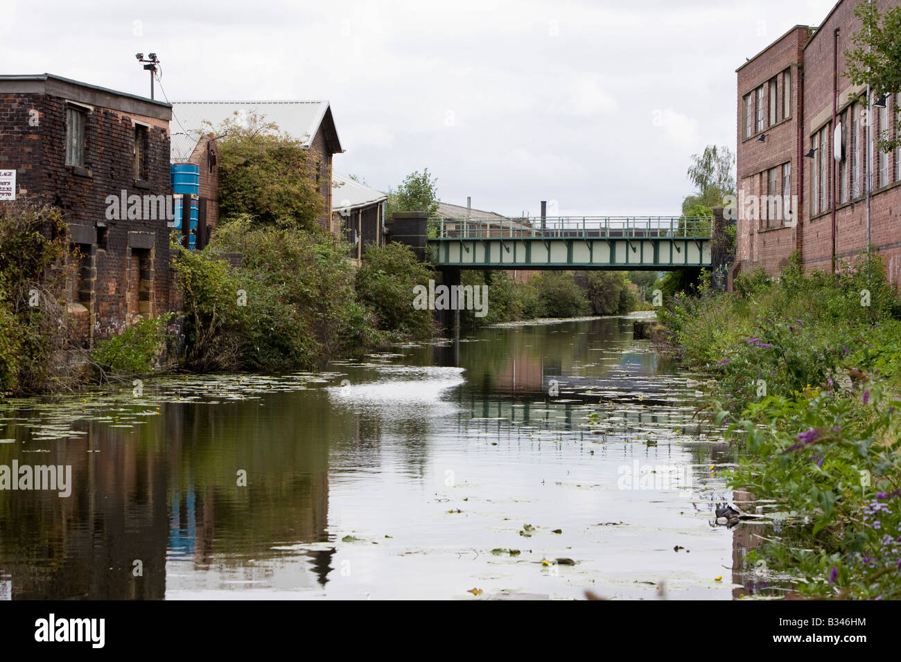 Sheffield e Tinsley Canal presenti nel film Full Monty Foto Stock