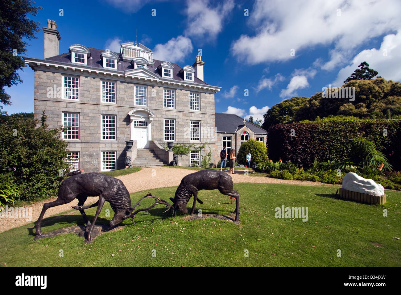 Sausmarez Manor in Guernsey Foto Stock