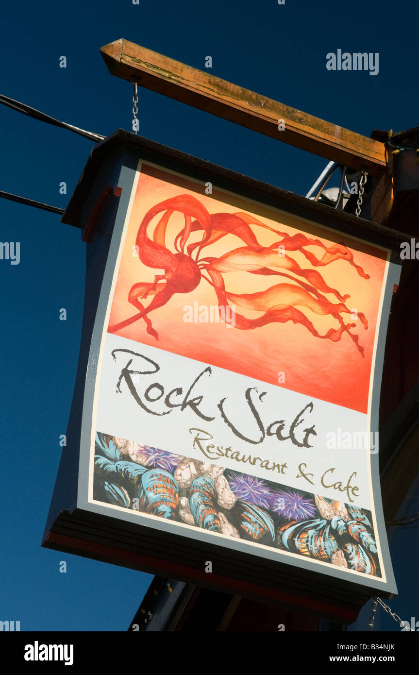 'Rock Salt cafe e ristorante Fulford Harbour Salt Spring Island Canada" Foto Stock