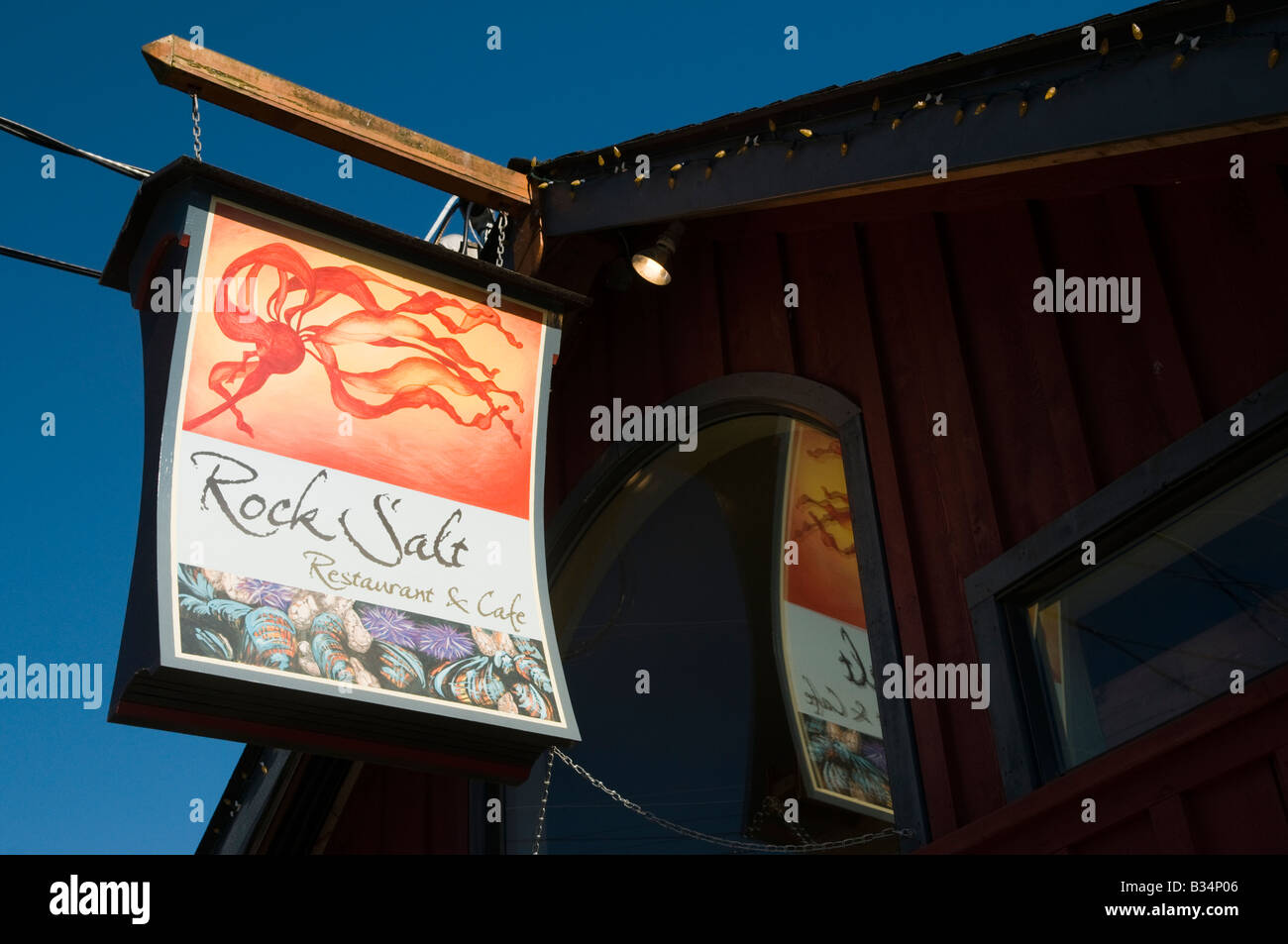'Rock Salt cafe e ristorante Fulford Harbour Salt Spring Island Canada" Foto Stock