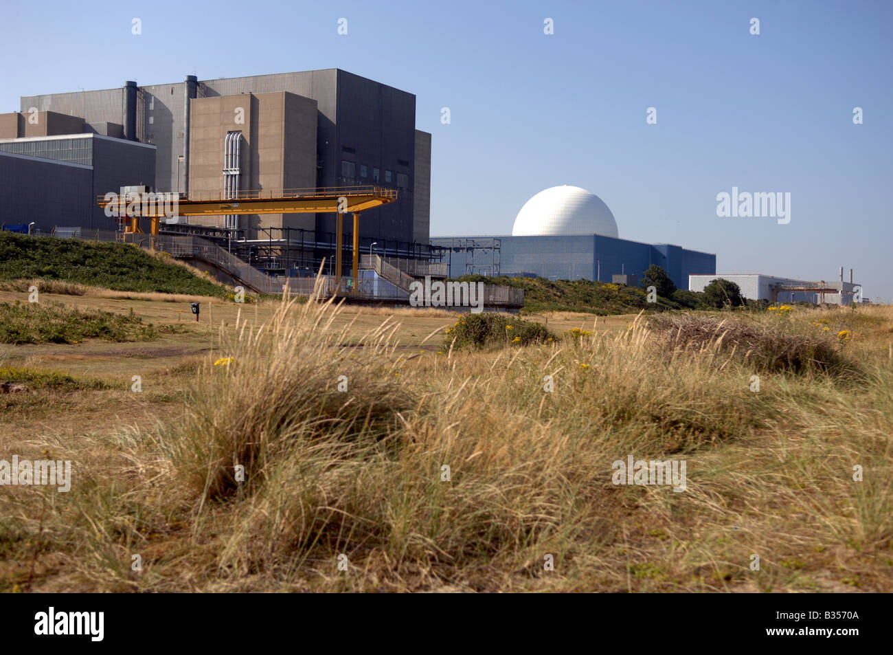 Il Sizewell centrale nucleare sulla costa di Suffolk REGNO UNITO Foto Stock