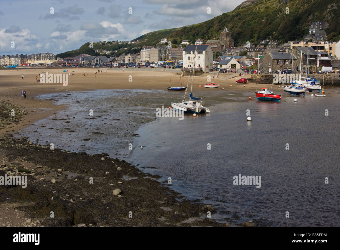 Blaenau Ffestiniog porto dalla fine del frangionde Foto Stock