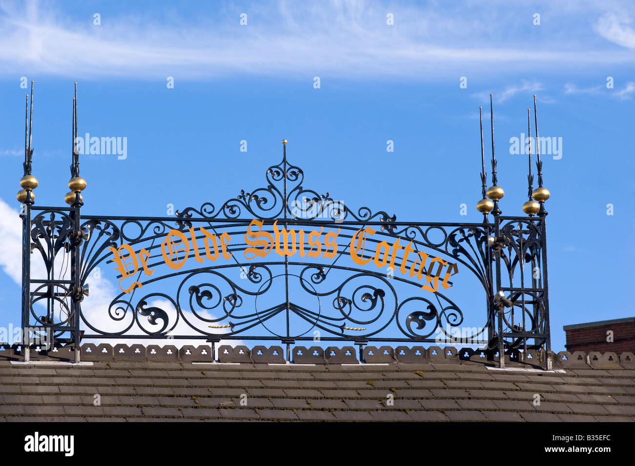Old Swiss Cottage London Regno Unito Foto Stock