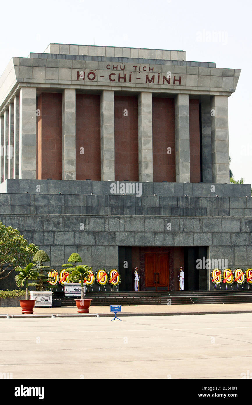 Il Ho-Chi-Minh-Mausoleum ad Hanoi, Vietnam Foto Stock